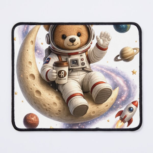 Item preview, Cute Teddy Bear Astronaut | Space Explorer Kawaii Design designed and sold by VasiArtLab.