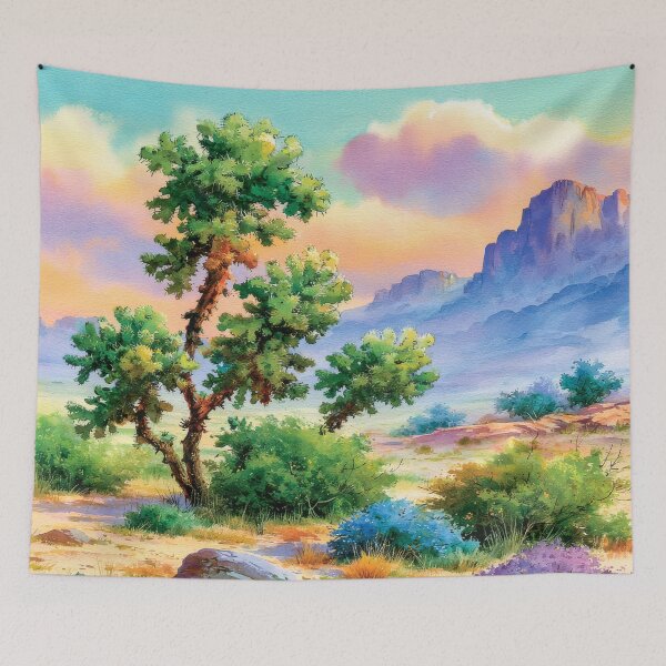 Item preview, Southwestern Watercolor Desert Landscape designed and sold by MargaretWiktor.