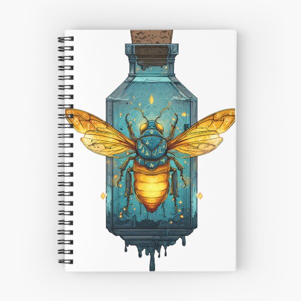 Item preview, Psychic Firefly Jar designed and sold by IllumeInk.