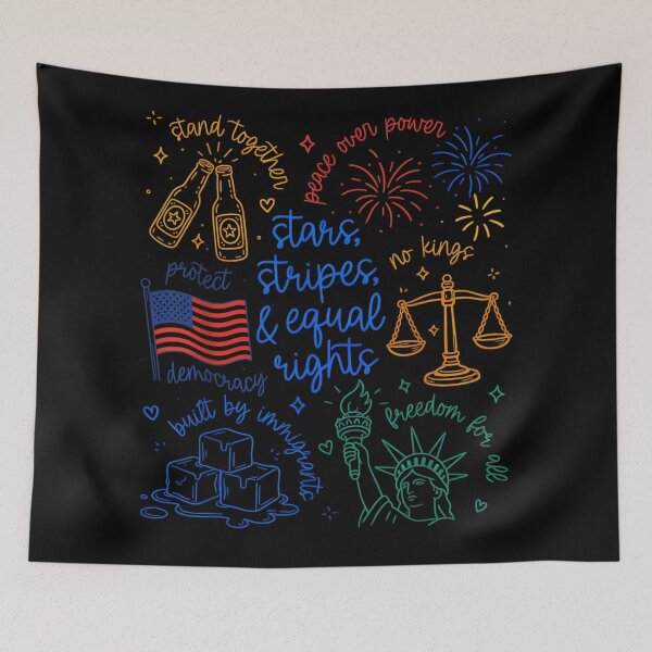 Item preview, Stars Stripes And Equal Rights Patriotic Democracy Statue Of Liberty Freedom Design designed and sold by NgumohaLanke.