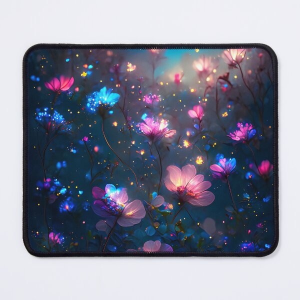 Item preview, Fantasy Flowers Dreamy Night Garden Art designed and sold by stylishdzign.