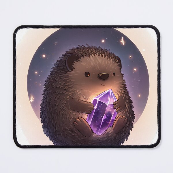 Item preview, Tarot Card Hedgehog Moon designed and sold by IllumeInk.