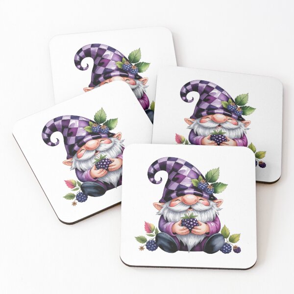 Item preview, Gnome Hugging Blackberries designed and sold by jkrphoto.