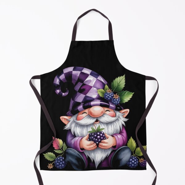 Item preview, Gnome Hugging Blackberries designed and sold by jkrphoto.