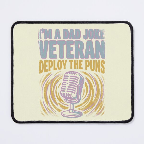 Item preview, I'm A Dad Joke Veteran - Funny Retro Vintage Father's Day Gift designed and sold by LockjowArt.