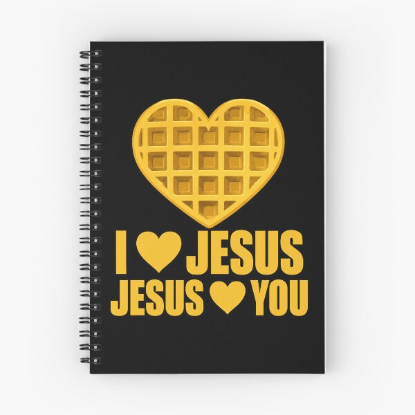 Item preview, Jesus Loves You Waffle Heart Christian Faith designed and sold by OlakunleOloroz.