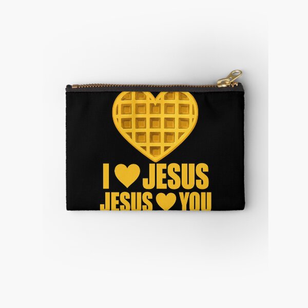 Item preview, Jesus Loves You Waffle Heart Christian Faith designed and sold by OlakunleOloroz.
