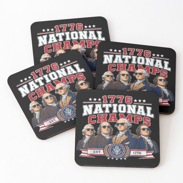 Item preview, 1776 National Champs Founding Fathers Sunglasses Cool George Washington Patriotic Shirt designed and sold by NgumohaLanke.