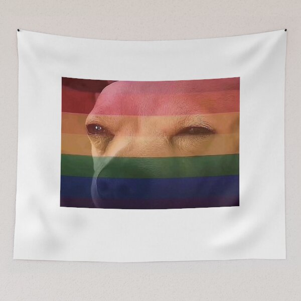 Item preview, rainbow dogg judgmental dog designed and sold by cloudzer0000.
