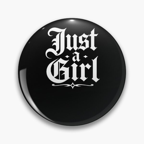 Item preview, Just A Girl – Gothic Blackletter Girly Aesthetic Quote Design designed and sold by PosiMCreations.