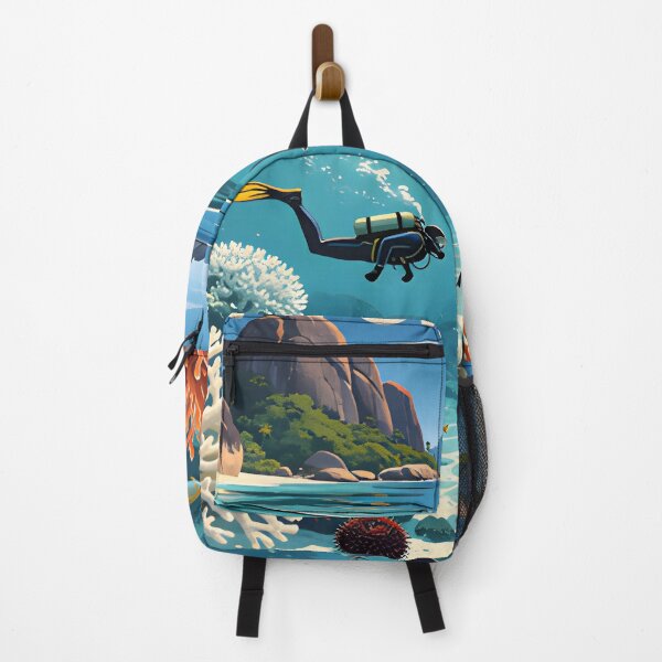 Item preview, Similan Islands Thailand Vintage Travel Poster – Tropical Paradise Wall Art designed and sold by Spirit of Siam.