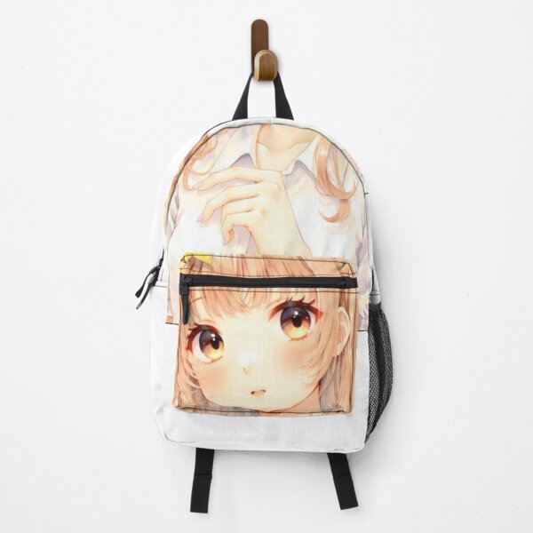 Item preview, Cute autumn anime girl golden leaves  designed and sold by NNCollection.