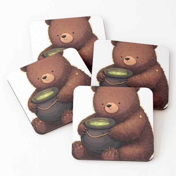 Item preview, Cauldron Bear Star Potion designed and sold by IllumeInk.