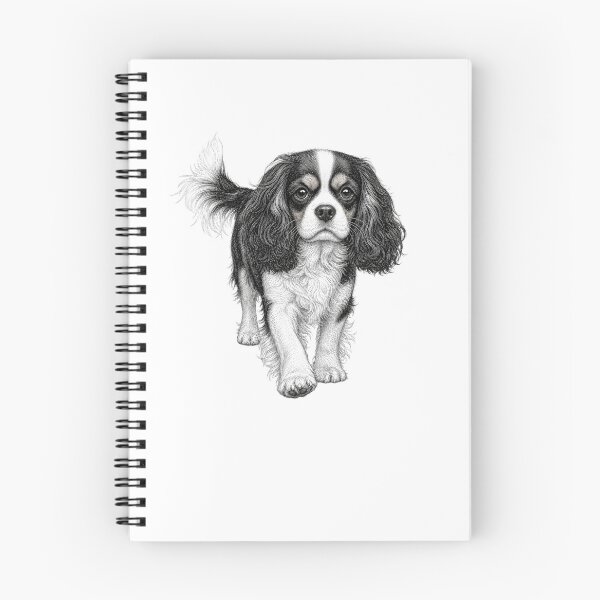 Item preview, Cavalier King Charles Spaniel Dog Art designed and sold by AntiqueImages.