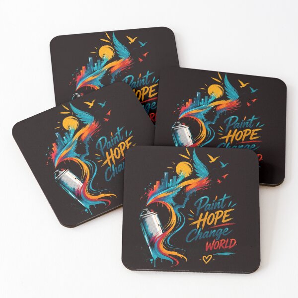 Item preview, Paint Hope. Change the World. – Inspirational Mural Artist Design designed and sold by Tadeusz1.