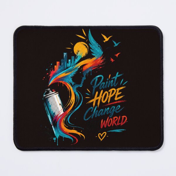 Item preview, Paint Hope. Change the World. – Inspirational Mural Artist Design designed and sold by Tadeusz1.