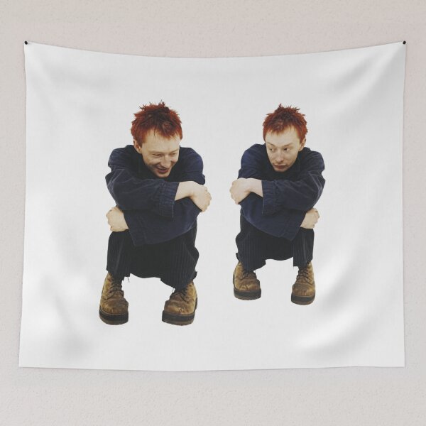 Item preview, Thom Yorke mirrored silly - Radiohead Band designed and sold by AnnieAmalu.