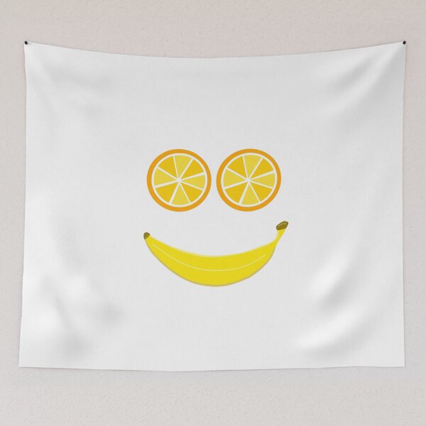 Item preview, Summertime Happy Face With Oranges And Bananas designed and sold by Sartoris Art.