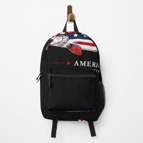 Item preview, America 250th Anniversary Semiquincentennial 1776 To 2026 Patriotic American Flag Fish designed and sold by NgumohaLanke.