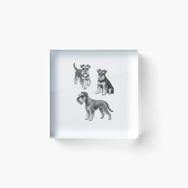 Item preview, Miniature Schnauzer Dog Sketch Art Lover designed and sold by AntiqueImages.