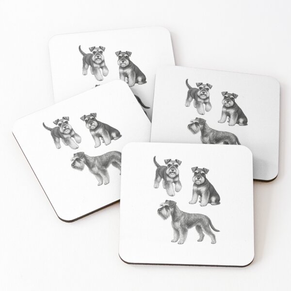 Item preview, Miniature Schnauzer Dog Sketch Art Lover designed and sold by AntiqueImages.