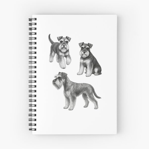 Item preview, Miniature Schnauzer Dog Sketch Art Lover designed and sold by AntiqueImages.