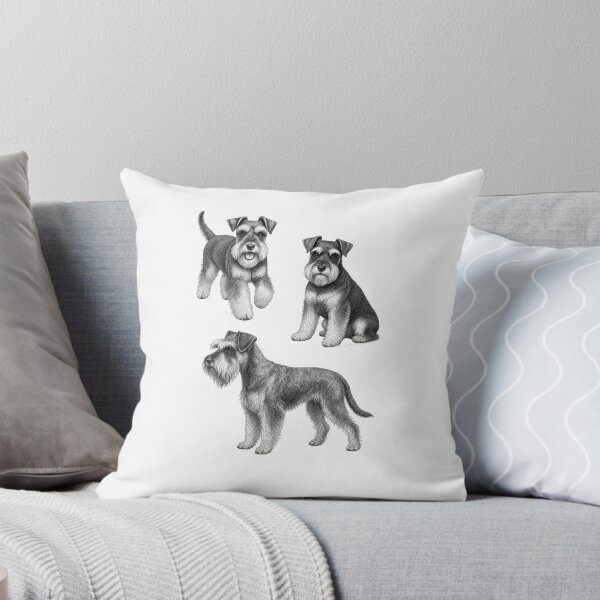 Item preview, Miniature Schnauzer Dog Sketch Art Lover designed and sold by AntiqueImages.