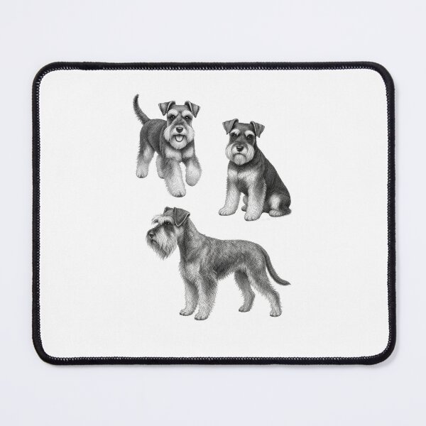 Item preview, Miniature Schnauzer Dog Sketch Art Lover designed and sold by AntiqueImages.
