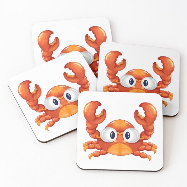 Item preview, Cute Baby Crab Hand Drawn Cartoon Illustration designed and sold by NiftyNinetieart.