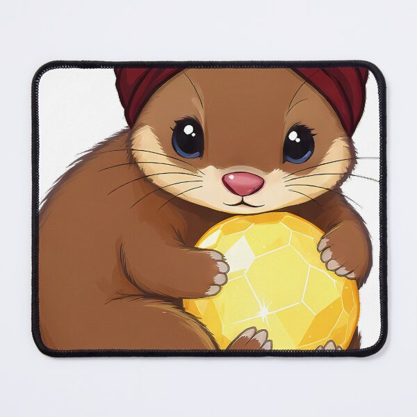 Item preview, Turban Weasel Psychic Ball designed and sold by IllumeInk.