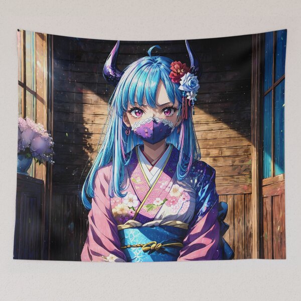 Item preview, Ulti One Piece Floral Kimono Anime Girl Elegance designed and sold by GABRIELMURPHY.