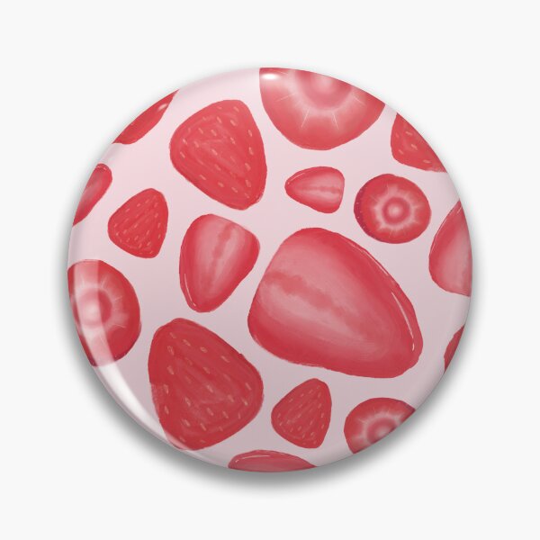 Item preview, Strawberry Milkshake Painted Pattern | Whimsical Coquette Cottagecore Kawaii designed and sold by oddcosmik.
