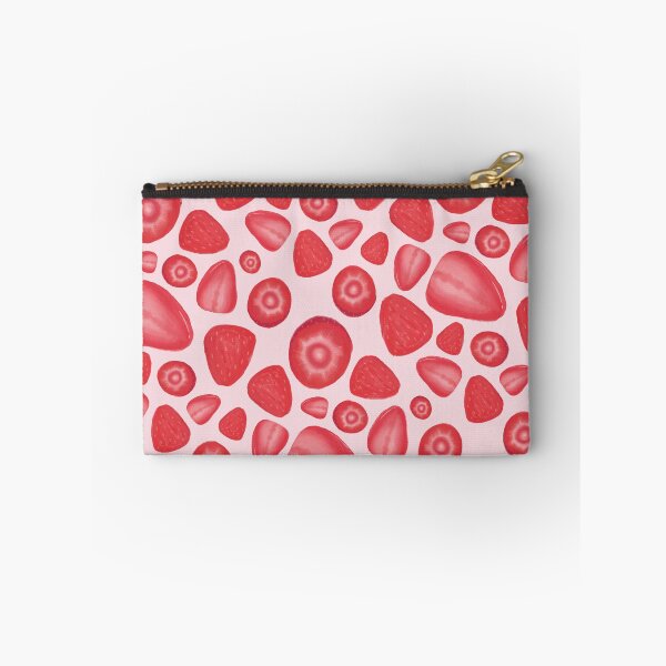 Item preview, Strawberry Milkshake Painted Pattern | Whimsical Coquette Cottagecore Kawaii designed and sold by oddcosmik.