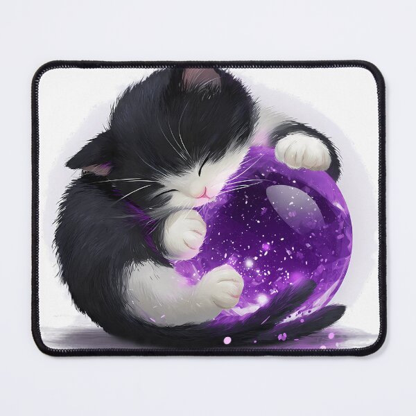 Item preview, Crystal Kitten Mystic Ball designed and sold by IllumeInk.