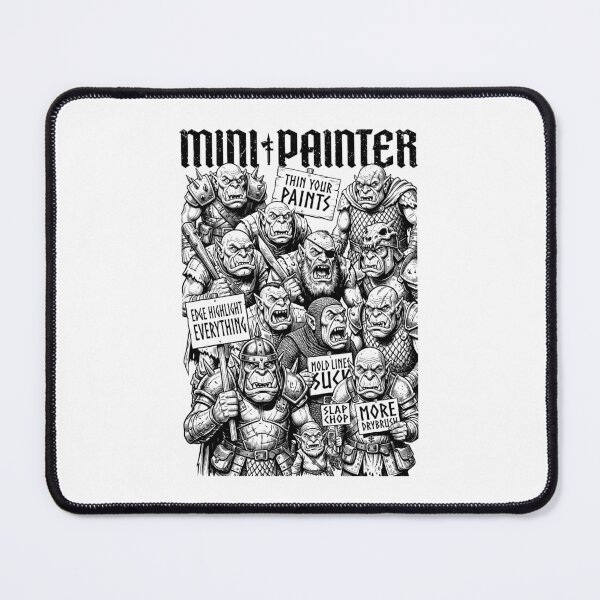 Item preview, Orc Protest Fantasy Mini Painter Funny RPG Airbrush Painting designed and sold by GrandeDuc.