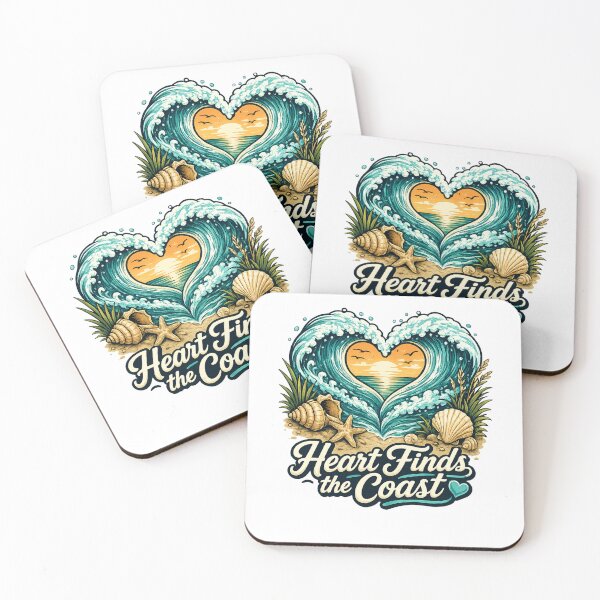 Item preview, Heart Finds the Coast  designed and sold by DPBTees70.