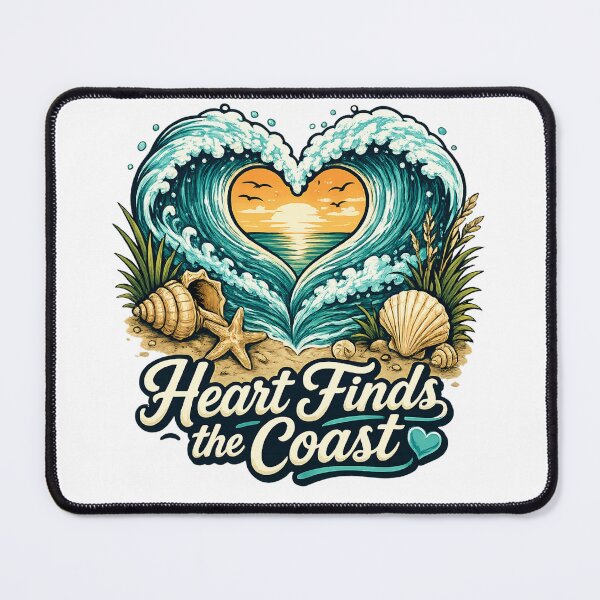 Item preview, Heart Finds the Coast  designed and sold by DPBTees70.