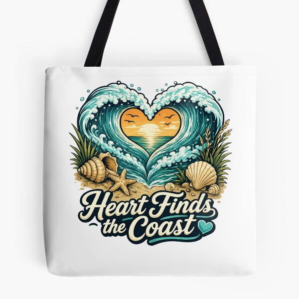 Item preview, Heart Finds the Coast  designed and sold by DPBTees70.