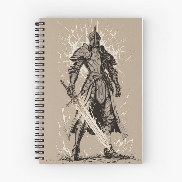 Item preview, Illustration - Archetypal Gothic Dark Fantasy Warrior, Armor and Divine Sword designed and sold by AnimeShin.