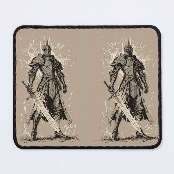 Item preview, Illustration - Archetypal Gothic Dark Fantasy Warrior, Armor and Divine Sword designed and sold by AnimeShin.