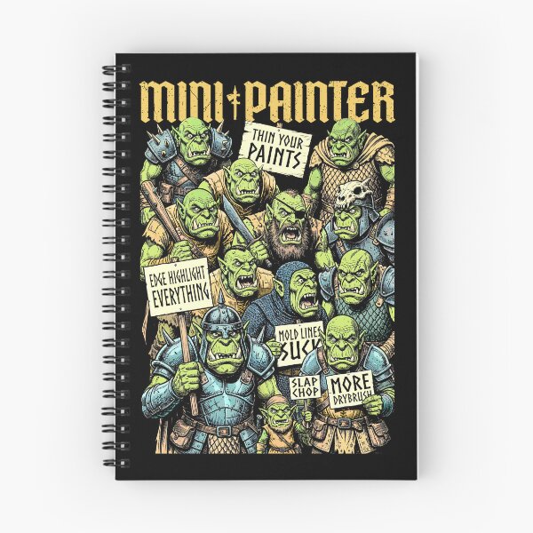 Item preview, Orc Protest Fantasy Mini Painter Funny RPG Airbrush Painting designed and sold by GrandeDuc.
