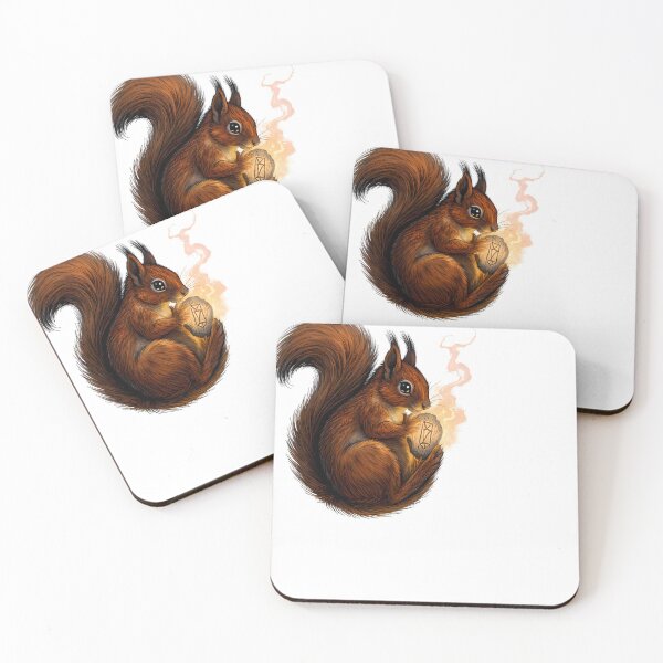 Item preview, Rune Squirrel Compass designed and sold by IllumeInk.