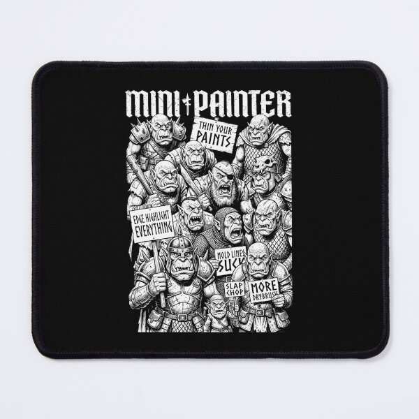 Item preview, Orc Protest Fantasy Mini Painter Funny RPG Airbrush Painting designed and sold by GrandeDuc.