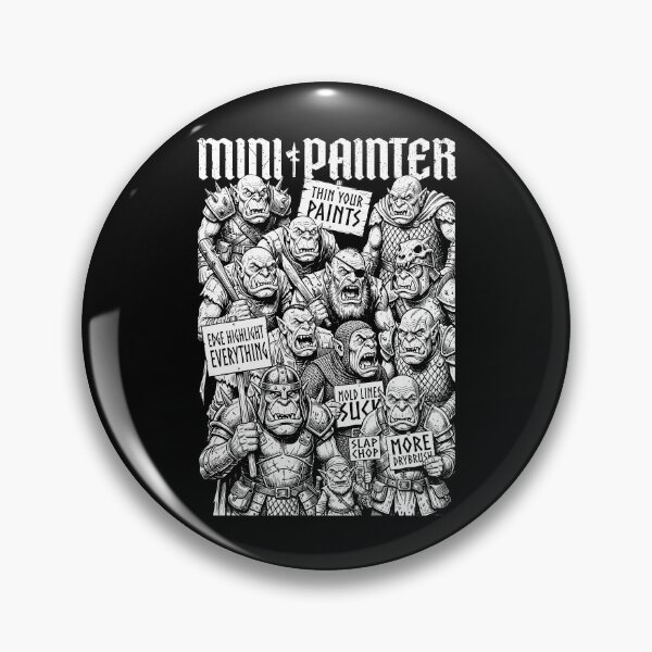 Item preview, Orc Protest Fantasy Mini Painter Funny RPG Airbrush Painting designed and sold by GrandeDuc.