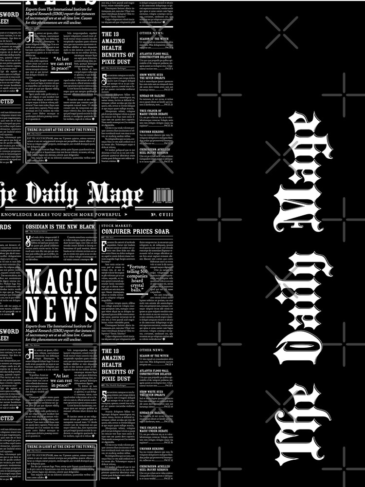 The Daily Mage Fantasy Newspaper II by GrandeDuc