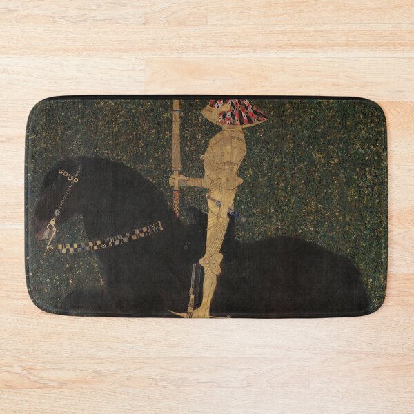 Item preview, Golden Knight on Black Horse designed and sold by artofuniverse.