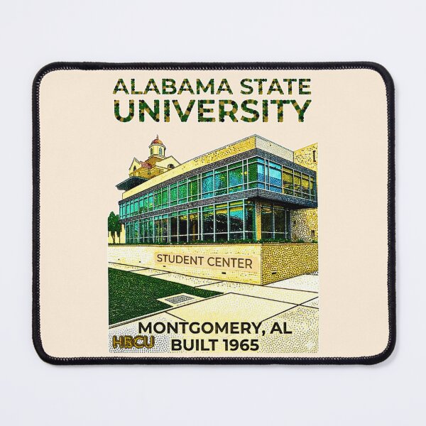 Item preview, Alabama State University Pointillism Student Center Mosaic Art designed and sold by EvergreenPark - Tee Studio.