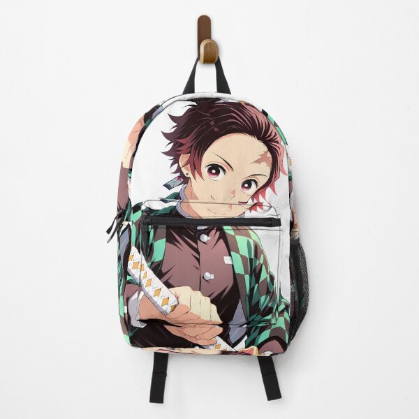 Item preview, Tanjiro Kamado Demon Slayer Sweet Smile Checkered Cloak Portrait designed and sold by GABRIELMURPHY.
