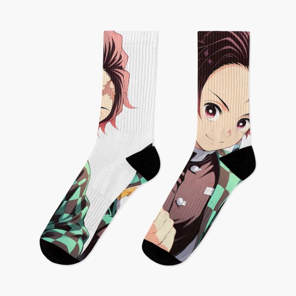 Item preview, Tanjiro Kamado Demon Slayer Sweet Smile Checkered Cloak Portrait designed and sold by GABRIELMURPHY.
