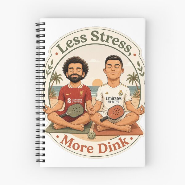 Item preview, Less Stress More Dink Funny Mental Health Sticker designed and sold by mo-carnival.